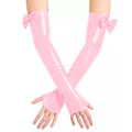 "Sissy for Life" Pink Bow Gloves - Sissy Panty Shop