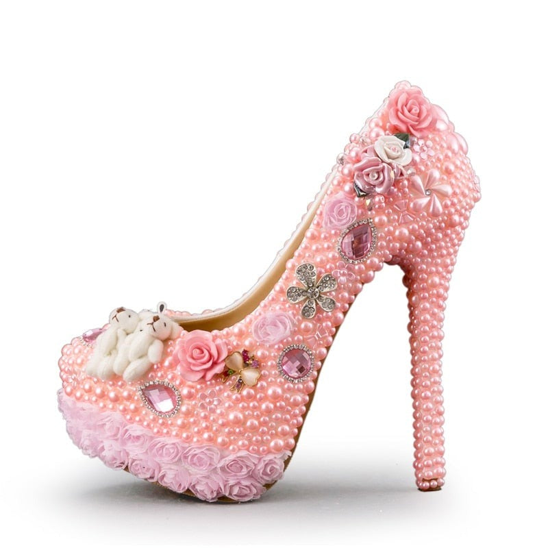 Sissy Dream Flower Pumps - Sissy Panty Shop