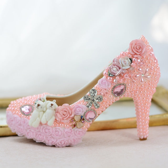 Sissy Dream Flower Pumps - Sissy Panty Shop