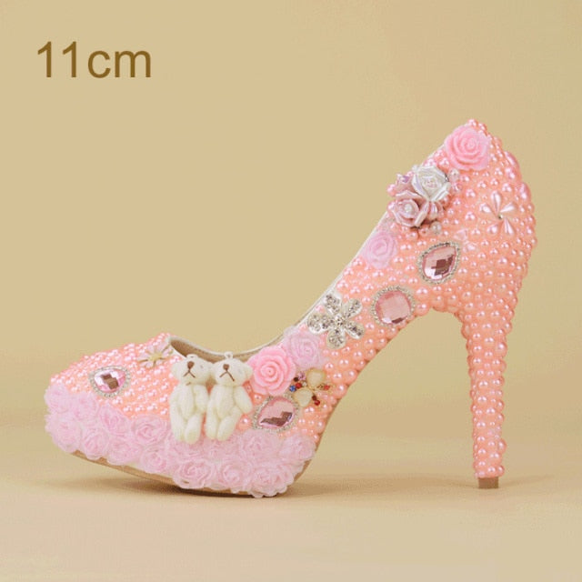 Sissy Dream Flower Pumps - Sissy Panty Shop