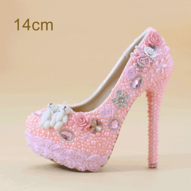 Sissy Dream Flower Pumps - Sissy Panty Shop