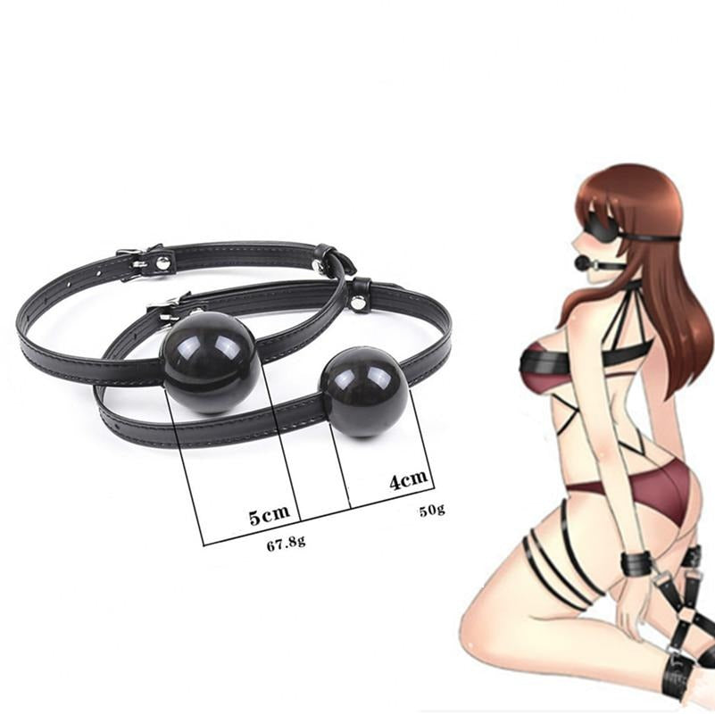 2 Sizes Soft Silicone Open Mouth Gag - Sissy Panty Shop