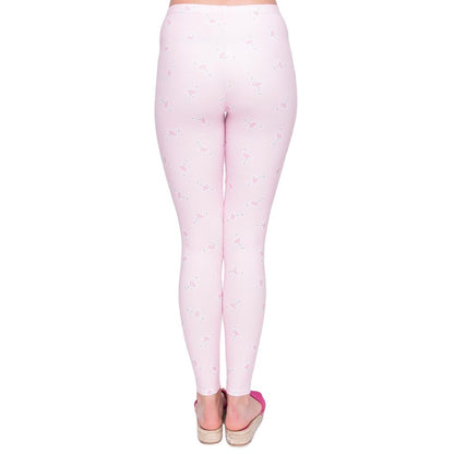 Cute Pink Flamingo Leggings - Sissy Panty Shop