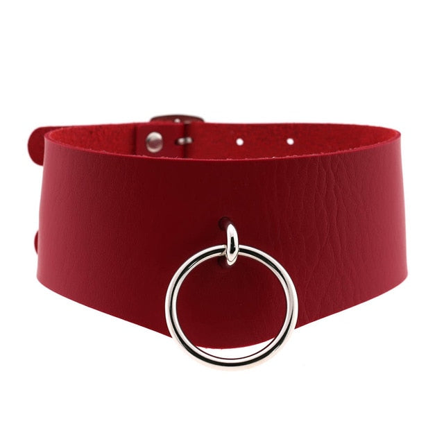 BDSM, DDLG, Submissive Choker (Red Collection) - Sissy Panty Shop