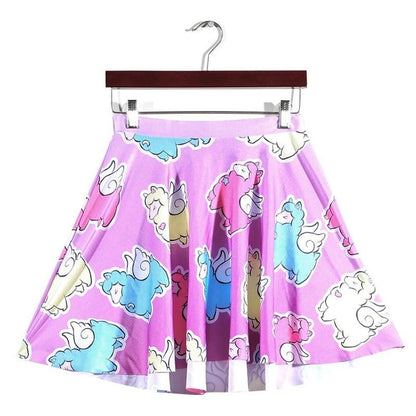 Cute Winged Llama Angel Skirt - Sissy Panty Shop