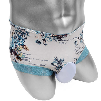 Floral Sissy Pouch Panties - Sissy Panty Shop