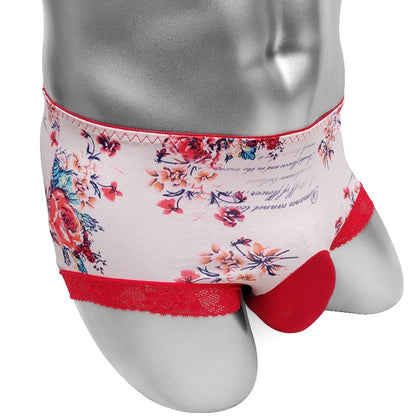 Floral Sissy Pouch Panties - Sissy Panty Shop