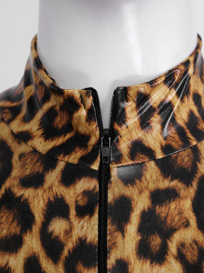 "Wild Thing" Leopard Print Bodysuit - Sissy Panty Shop