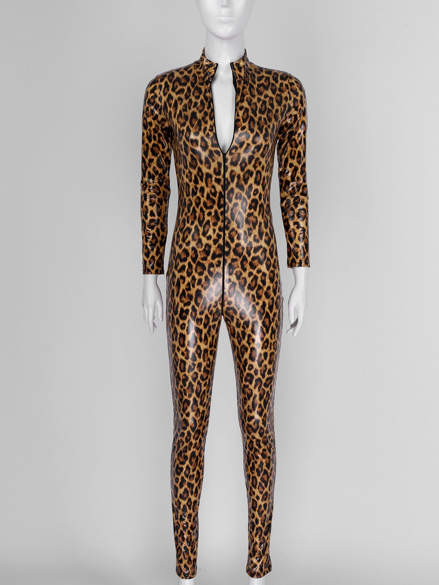 "Wild Thing" Leopard Print Bodysuit - Sissy Panty Shop