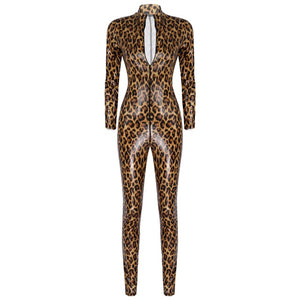 "Wild Thing" Leopard Print Bodysuit - Sissy Panty Shop