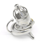 Small Chastity Cage with Base Arc Ring - Sissy Panty Shop