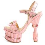 "Sissy Olga" Lux Pink Heels - Sissy Panty Shop