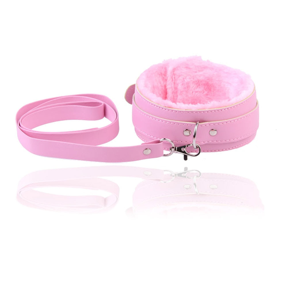 BDSM Collar And Leash - Sissy Panty Shop