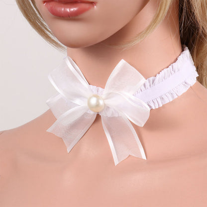 BDSM, DDLG, Bimbo Ruffled Lace Choker - Sissy Panty Shop