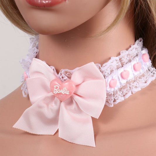 BDSM, DDLG, Bimbo Ruffled Lace Choker - Sissy Panty Shop