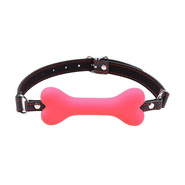 Dog Bone Mouth Ball Gag - Sissy Panty Shop