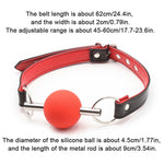 Open Mouth Silicone Gag Ball - Sissy Panty Shop