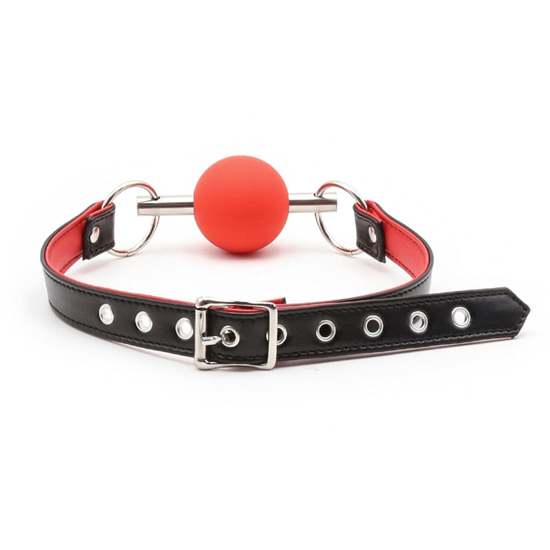 Open Mouth Silicone Gag Ball - Sissy Panty Shop