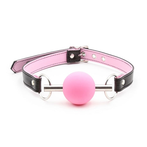 Open Mouth Silicone Gag Ball - Sissy Panty Shop