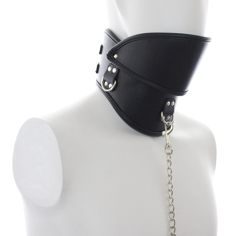 Lockable BDSM Dog Collar - Sissy Panty Shop