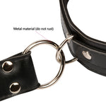 BDSM Collar with Handcuffs - Sissy Panty Shop