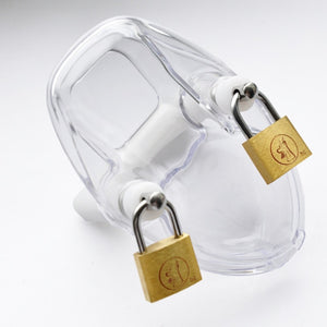 Male Chastity Device With Padlock - Sissy Panty Shop