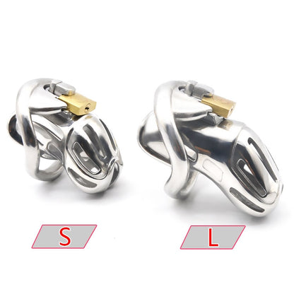 Stainless Steel Male Chastity Device - Sissy Panty Shop