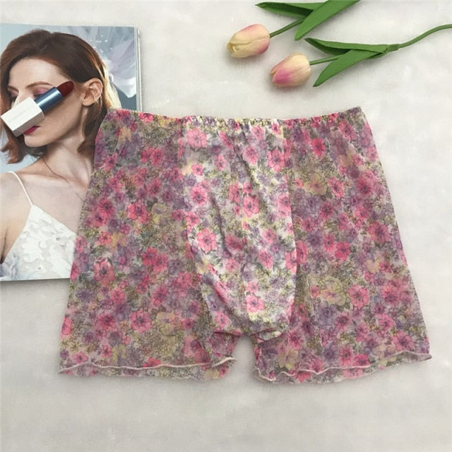 Floral Boxer Shorts - Sissy Panty Shop