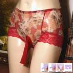 "Sissy Flor" Open Penis Sleeve Panties - Sissy Panty Shop