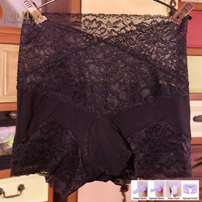 Lace Penis Pouch Panties - Sissy Panty Shop