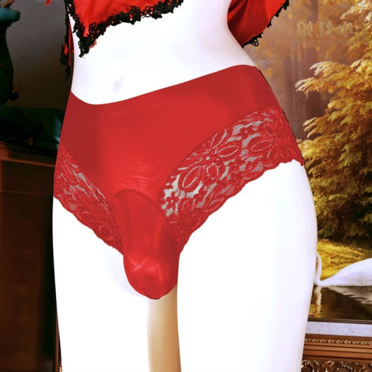 "Sissy Rita" Lace Pouch Panties - Sissy Panty Shop