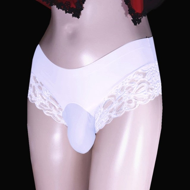 "Sissy Rita" Lace Pouch Panties - Sissy Panty Shop