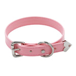 BDSM, DDLG, Submissive Leather Choker - Sissy Panty Shop