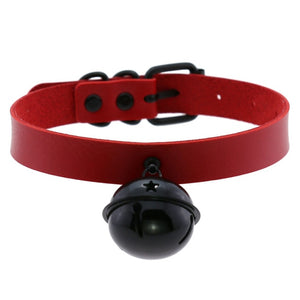 BDSM, DDLG, Submissive Slave Collar Choker (Red Collection) - Sissy Panty Shop