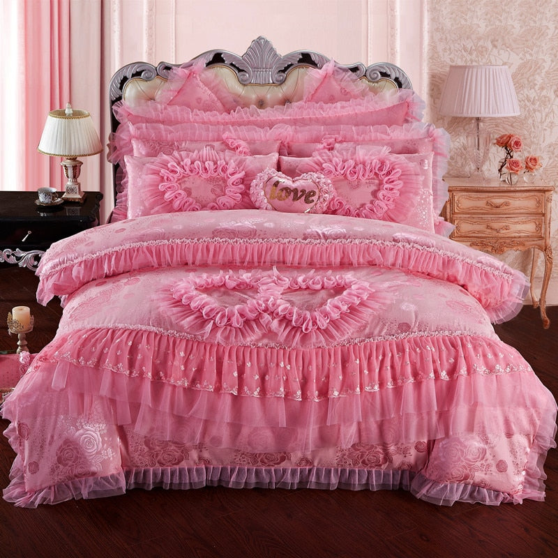 Pink Love Sissy Bedding Set - Sissy Panty Shop