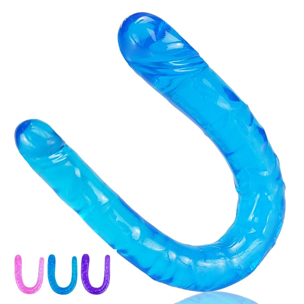 Soft Jelly Double Ended Dildo - Sissy Panty Shop