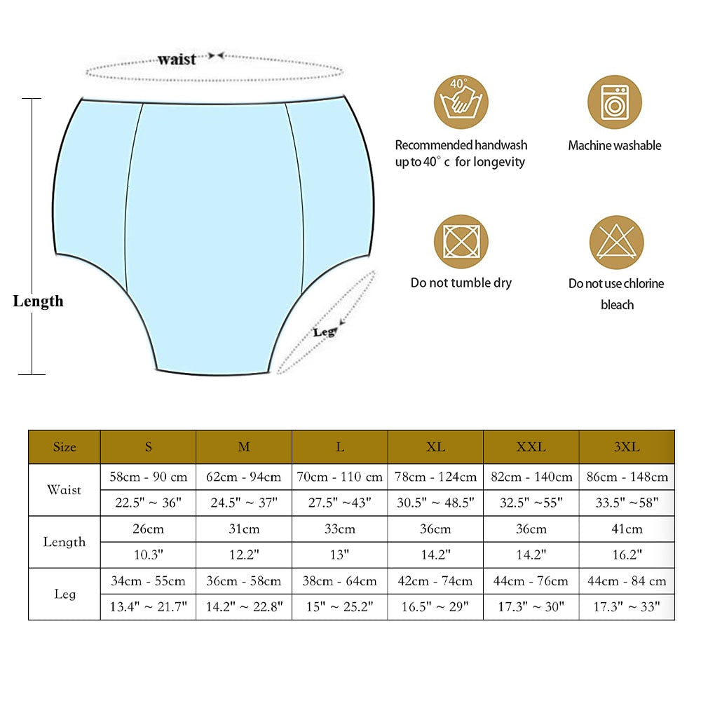 3 Packs ABDL Waterproof Training Underpants - Sissy Panty Shop