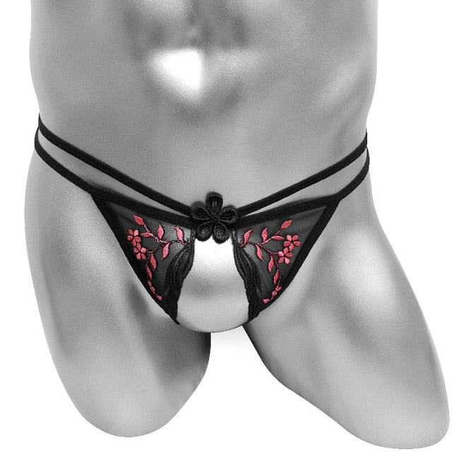 "Sissy Lola" Open Crotch Thong - Sissy Panty Shop