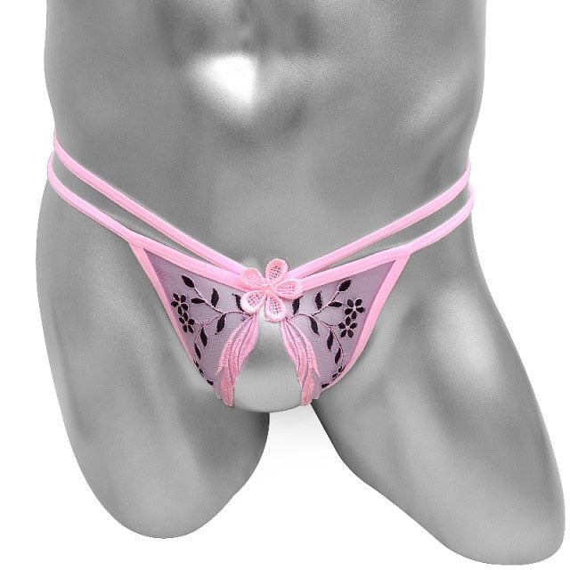 "Sissy Lola" Open Crotch Thong - Sissy Panty Shop