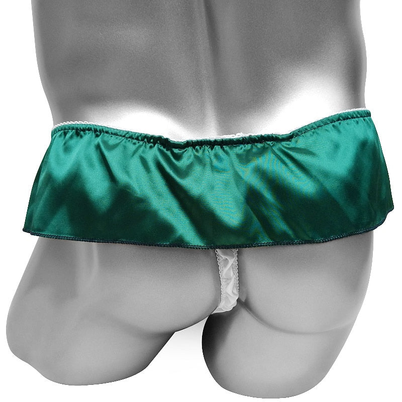 "Sissy Myriam" Satin Skirted Thong - Sissy Panty Shop