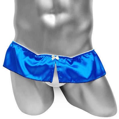 "Sissy Myriam" Satin Skirted Thong - Sissy Panty Shop