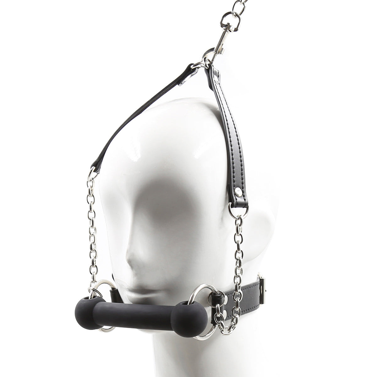 Dog Bone Ball Gag With Leash - Sissy Panty Shop