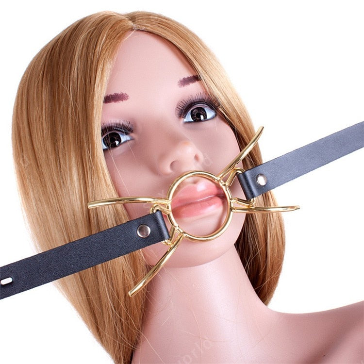 Metal O Ring Mouth Gag - Sissy Panty Shop
