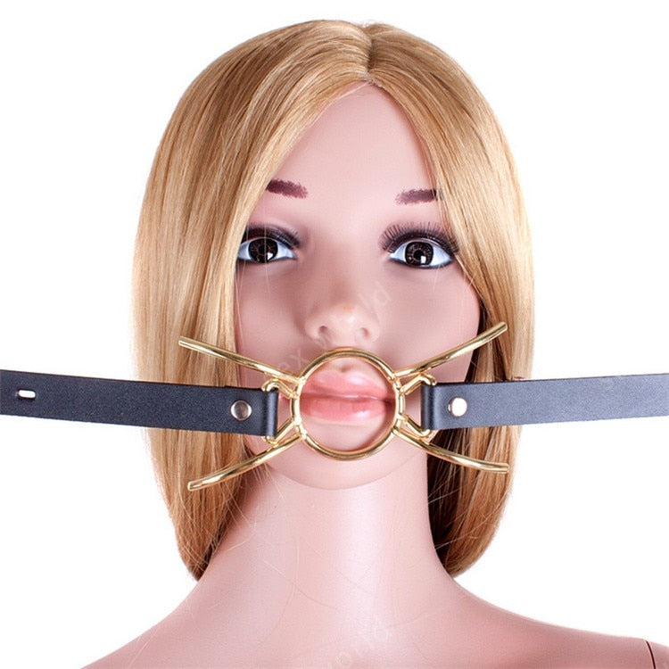 Metal O Ring Mouth Gag - Sissy Panty Shop