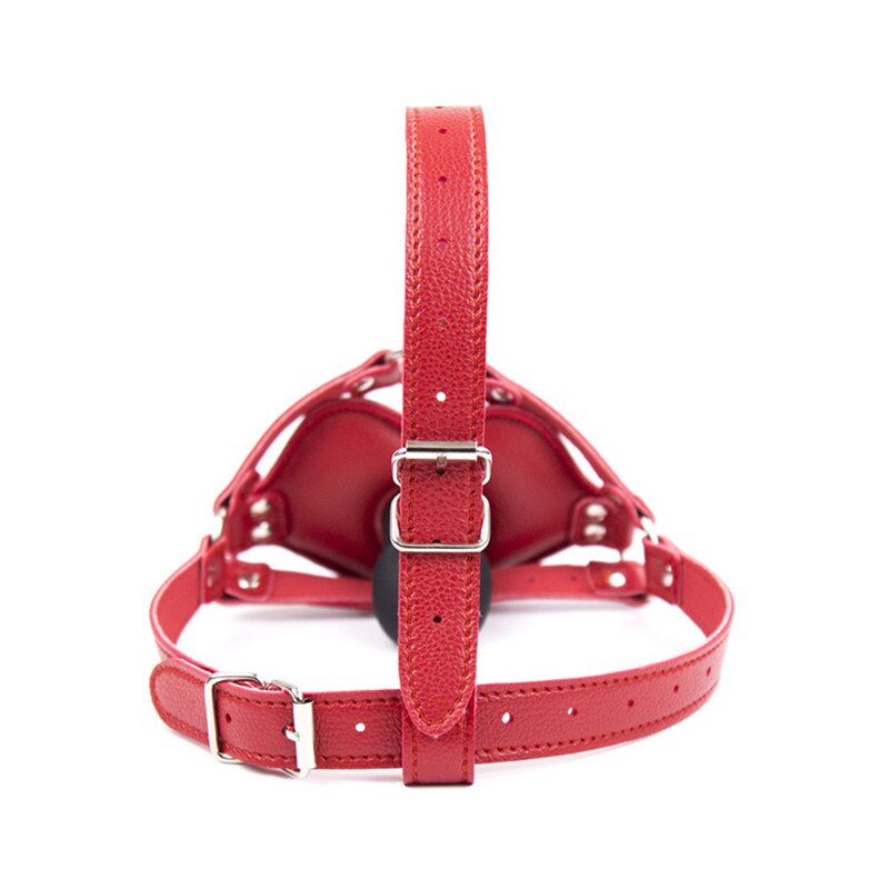 BDSM Harness Mouth Dildo Gag - Sissy Panty Shop