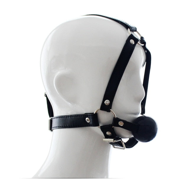 Mouth Ball Gag Harness - Sissy Panty Shop