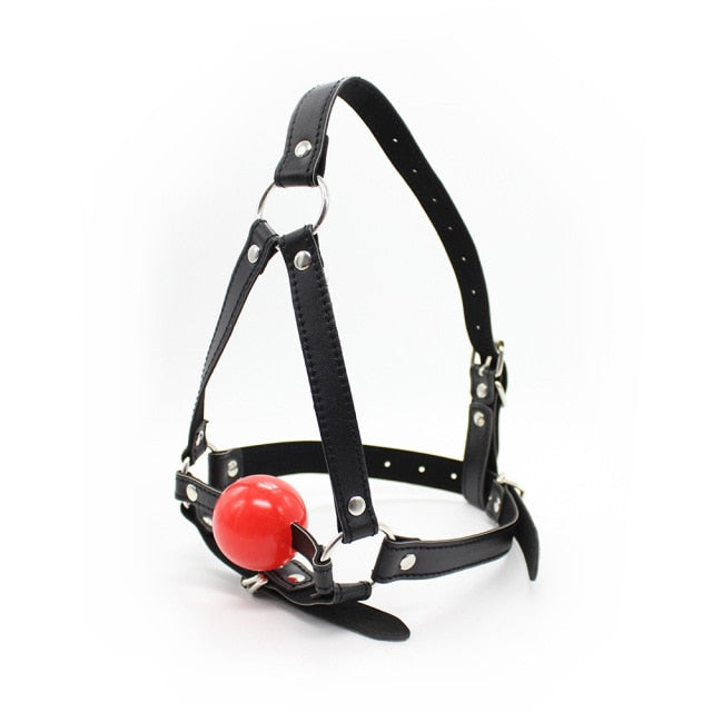 Mouth Ball Gag Harness - Sissy Panty Shop