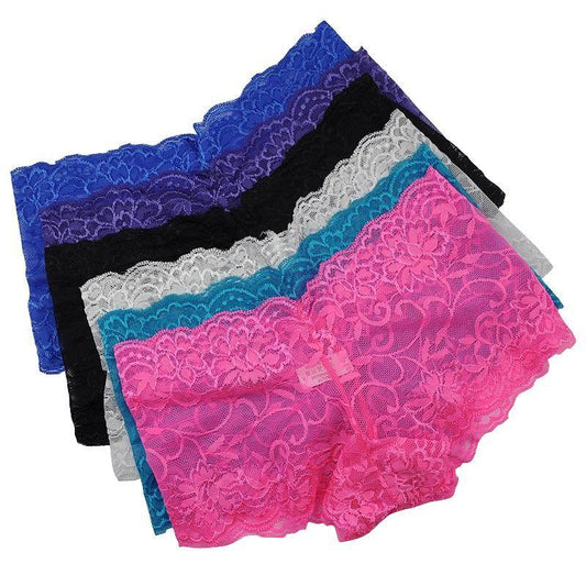 6 Pcs Lace Sissy Panties - Sissy Panty Shop