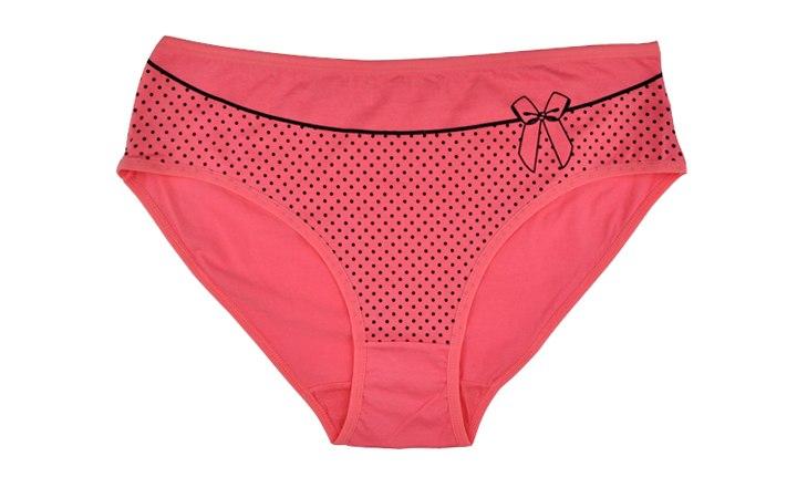 6 Pcs Dotted Bow Panties - Sissy Panty Shop