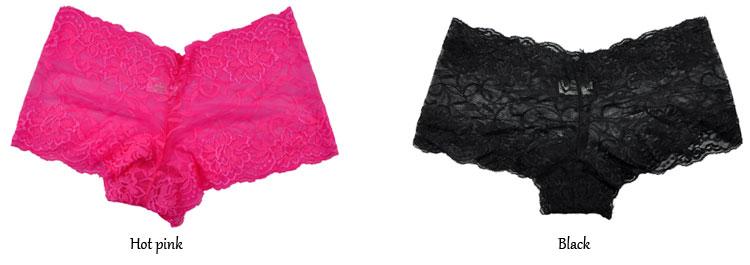 6 Pcs Lace Sissy Panties - Sissy Panty Shop